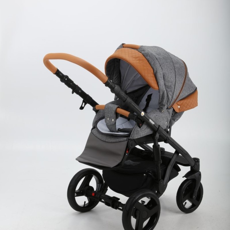 Carucior copii 3in 1 Adamex Encore Cookie Grey X23