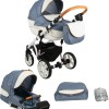 Carucior copii 3 in 1 Encore Adamex Jeans X10