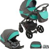 CARUCIOR COPII 3 IN 1 ADAMEX ENCORE GREY TURQUOISE X11
