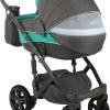 CARUCIOR COPII 3 IN 1 ADAMEX ENCORE GREY TURQUOISE X11