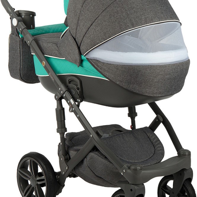 CARUCIOR COPII 3 IN 1 ADAMEX ENCORE GREY TURQUOISE X11