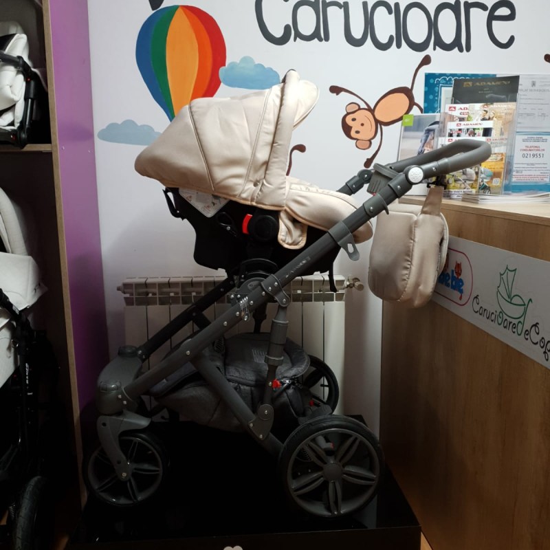 Carucior copii 3 in 1 Encore 2 Adamex Beige X19