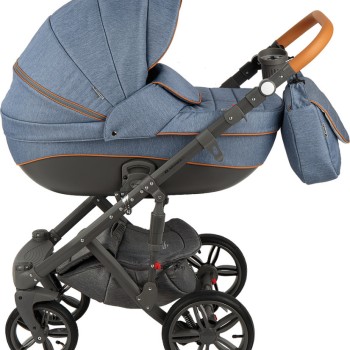 Carucior copii 3 in 1 Adamex Encore 2 Denim Sense X2