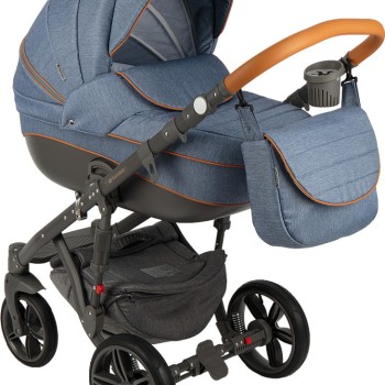 Carucior copii 3 in 1 Adamex Encore 2 Denim Sense X2