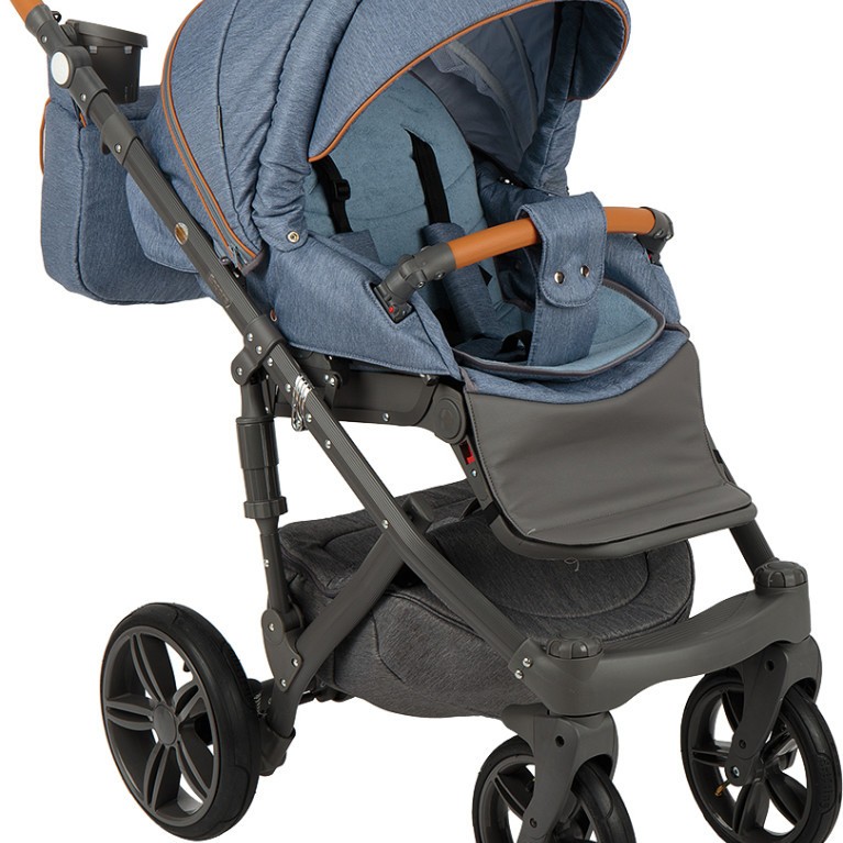 Carucior copii 3 in 1 Adamex Encore 2 Denim Sense X2