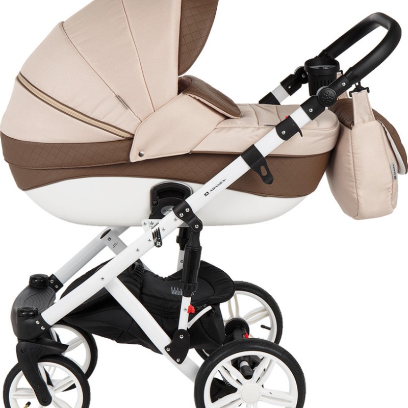 Carucior copii 3in 1 Adamex Encore Brown Skills X21