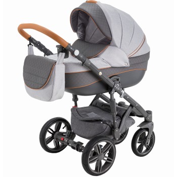 Carucior copii 3 in 1 Encore 2 Adamex Grey Passion X4