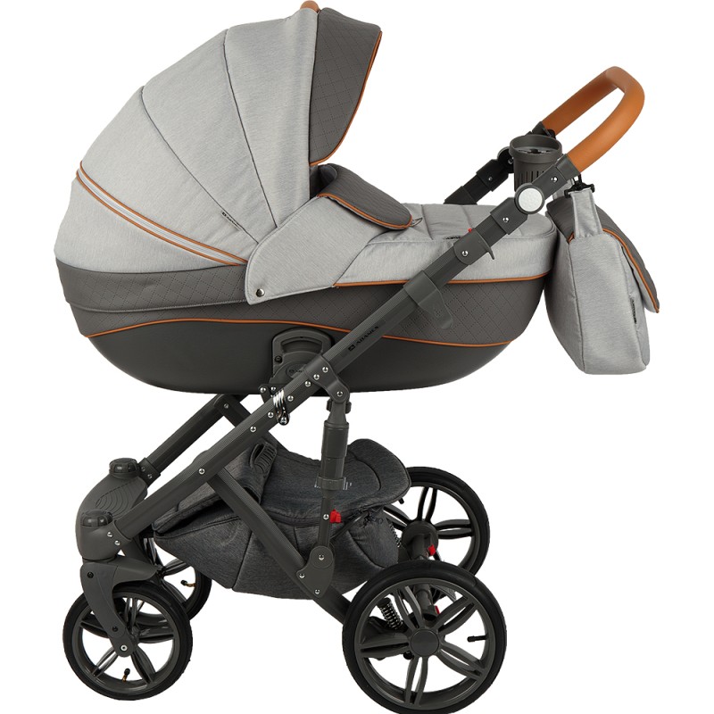 Carucior copii 3 in 1 Encore 2 Adamex Grey Passion X4