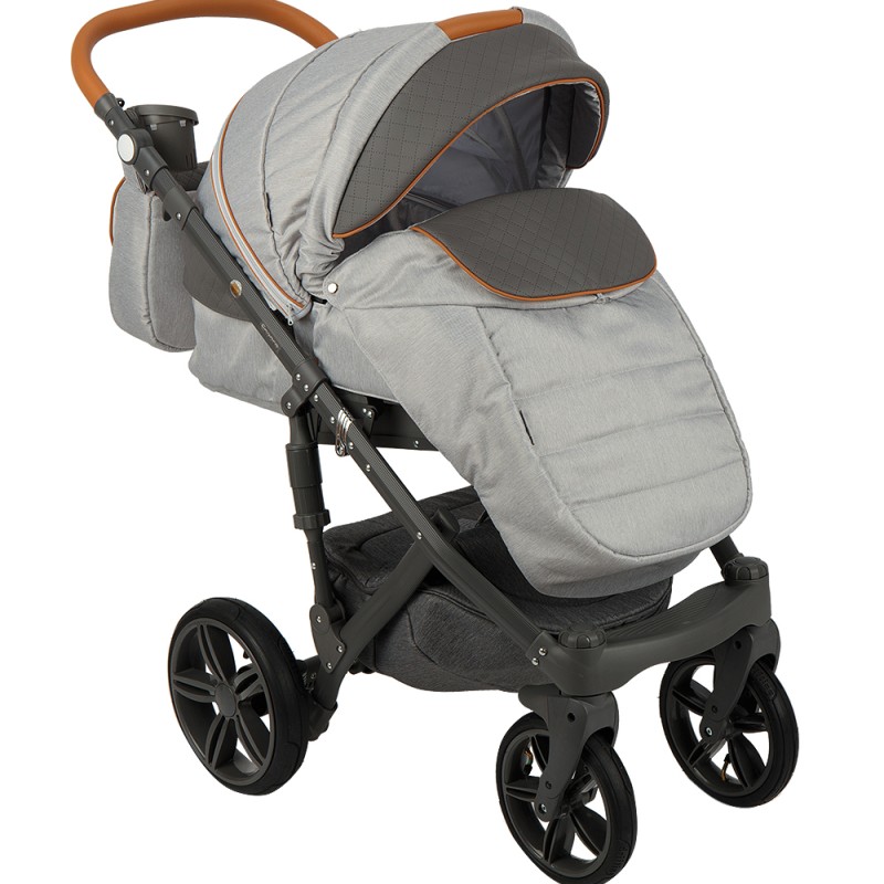 Carucior copii 3 in 1 Encore 2 Adamex Grey Passion X4