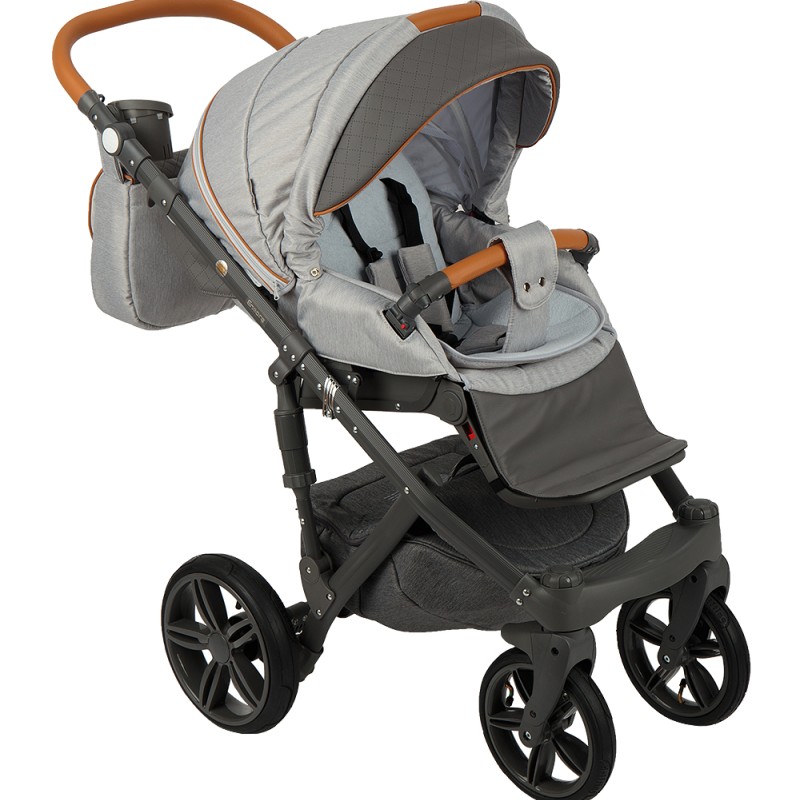 Carucior copii 3 in 1 Encore 2 Adamex Grey Passion X4