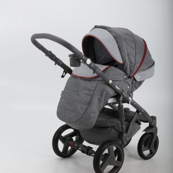 Carucior copii 3in 1 Adamex Encore Intense Grey X1