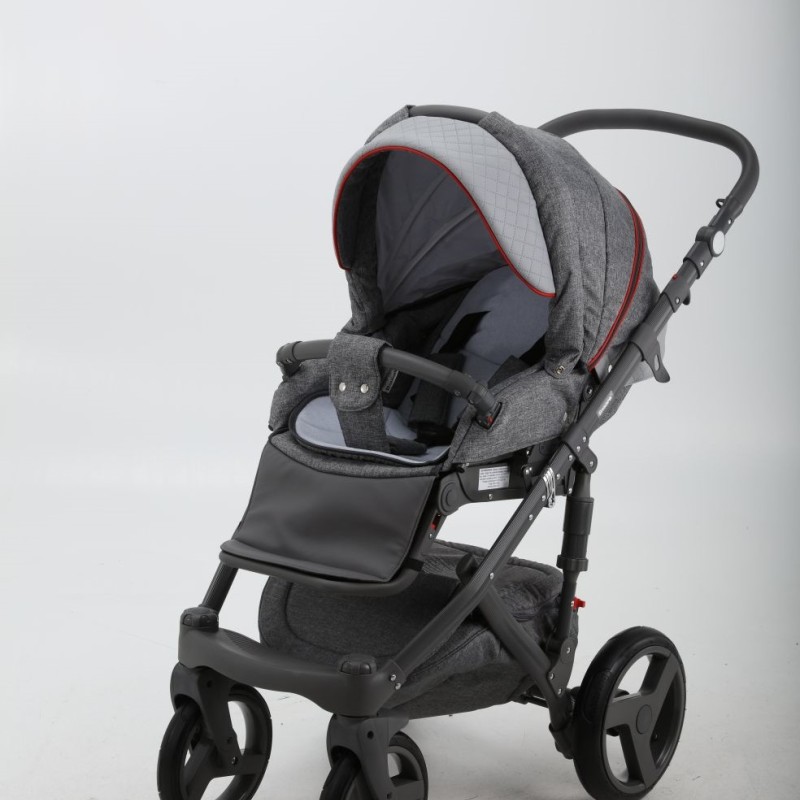 Carucior copii 3in 1 Adamex Encore Intense Grey X1