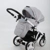 Carucior copii 3 in 1 Adamex Encore 2 Light Grey X7