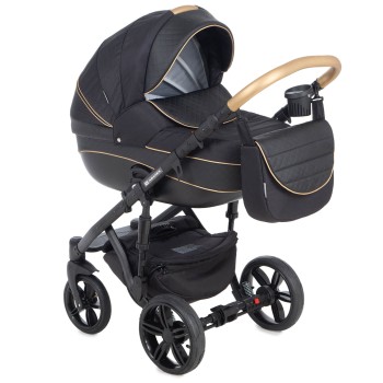 Carucior 3 in 1 ENCORE 2 Adamex Black X85 cu scoica testata ADAC