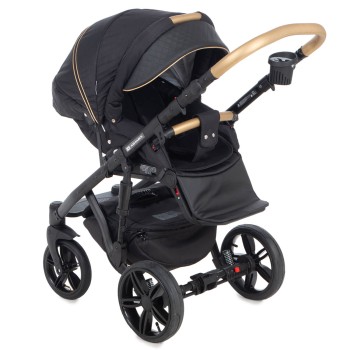 Carucior 3 in 1 ENCORE 2 Adamex Black X85 cu scoica testata ADAC