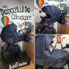 Carucior copii 3 in 1 Hybryd Adamex Blue Navy Q5