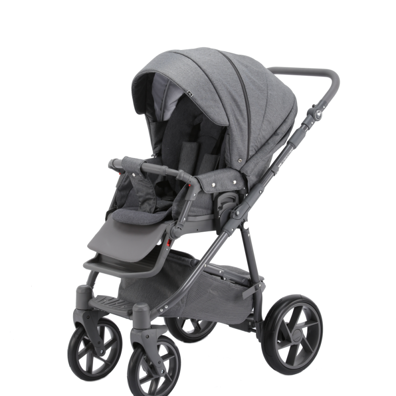 Carucior copii 3 in 1 Hybryd Adamex Grey Q2