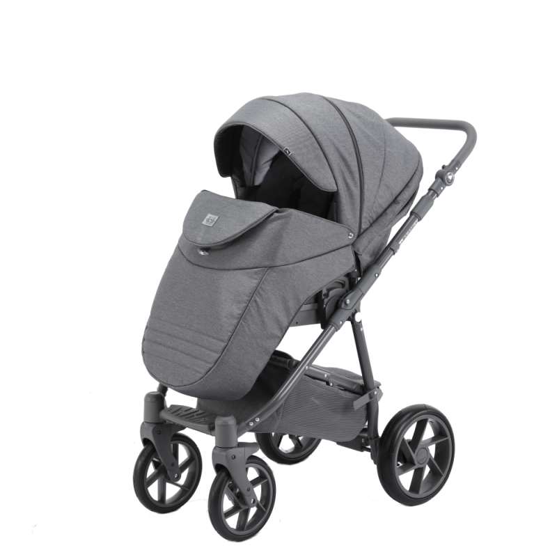 Carucior copii 3 in 1 Hybryd Adamex Grey Q2