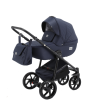 Carucior copii 3 in 1 Hybryd Adamex Blue Navy Q5