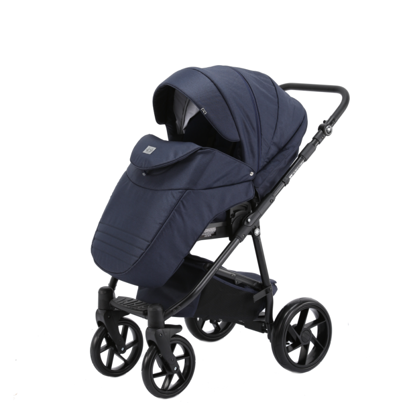 Carucior copii 3 in 1 Hybryd Adamex Blue Navy Q5