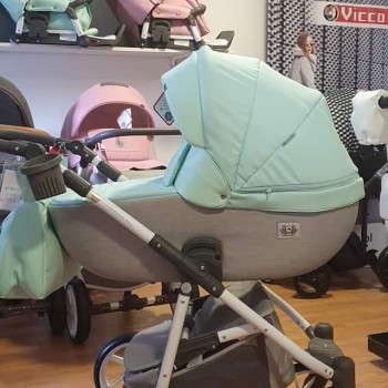 Carucior copii 3 in 1 Hybryd Adamex Mint b60