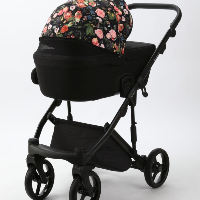 Carucior 3 in 1 Lumi Air Adamex Black Flowers FL1