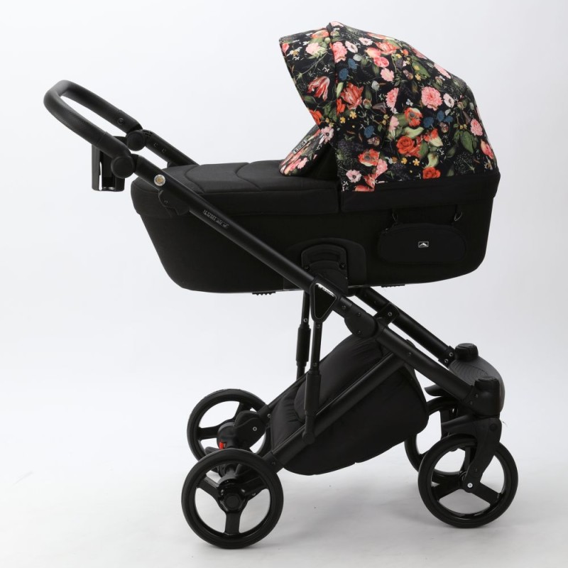 Carucior 3 in 1 Lumi Air Adamex Black Flowers FL1