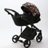 Carucior 3 in 1 Lumi Air Adamex Black Flowers FL1