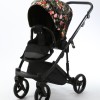 Carucior 3 in 1 Lumi Air Adamex Black Flowers FL1