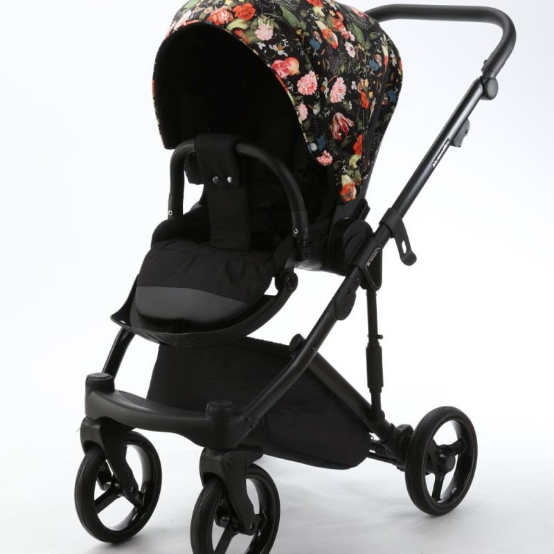 Carucior 3 in 1 Lumi Air Adamex Black Flowers FL1