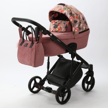 Carucior 3 in 1 Lumi Air Adamex Bordo Flowers FL2