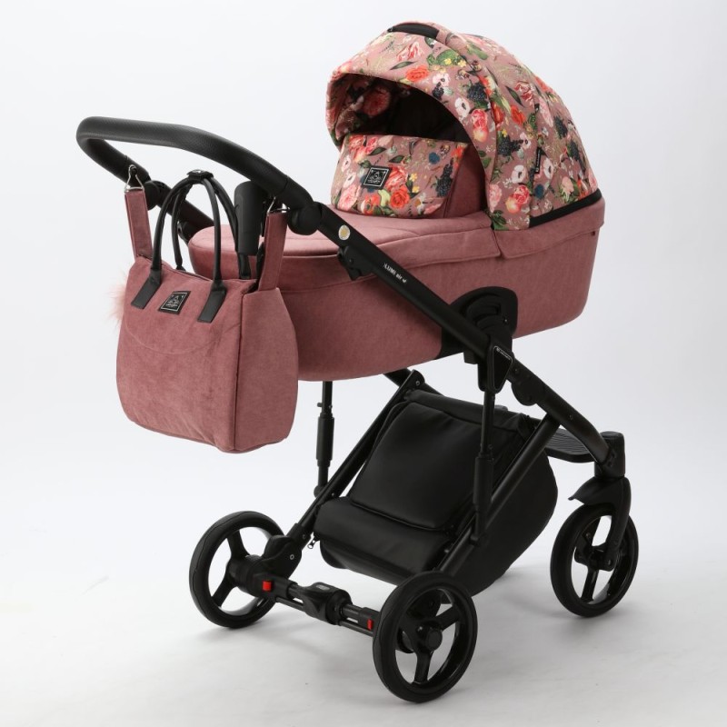 Carucior 3 in 1 Lumi Air Adamex Bordo Flowers FL2