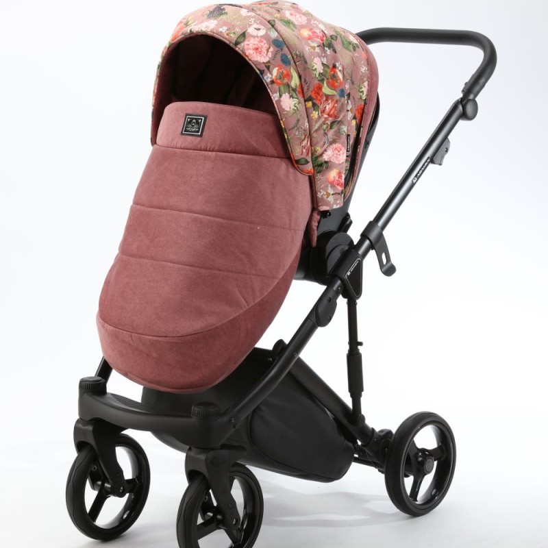 Carucior 3 in 1 Lumi Air Adamex Bordo Flowers FL2