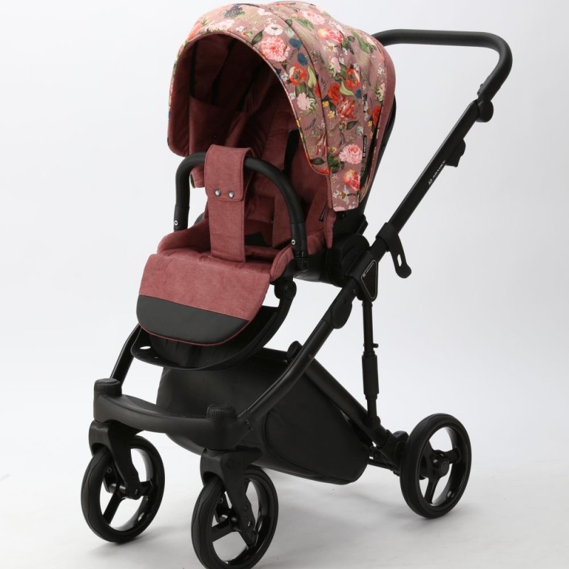 Carucior 3 in 1 Lumi Air Adamex Bordo Flowers FL2