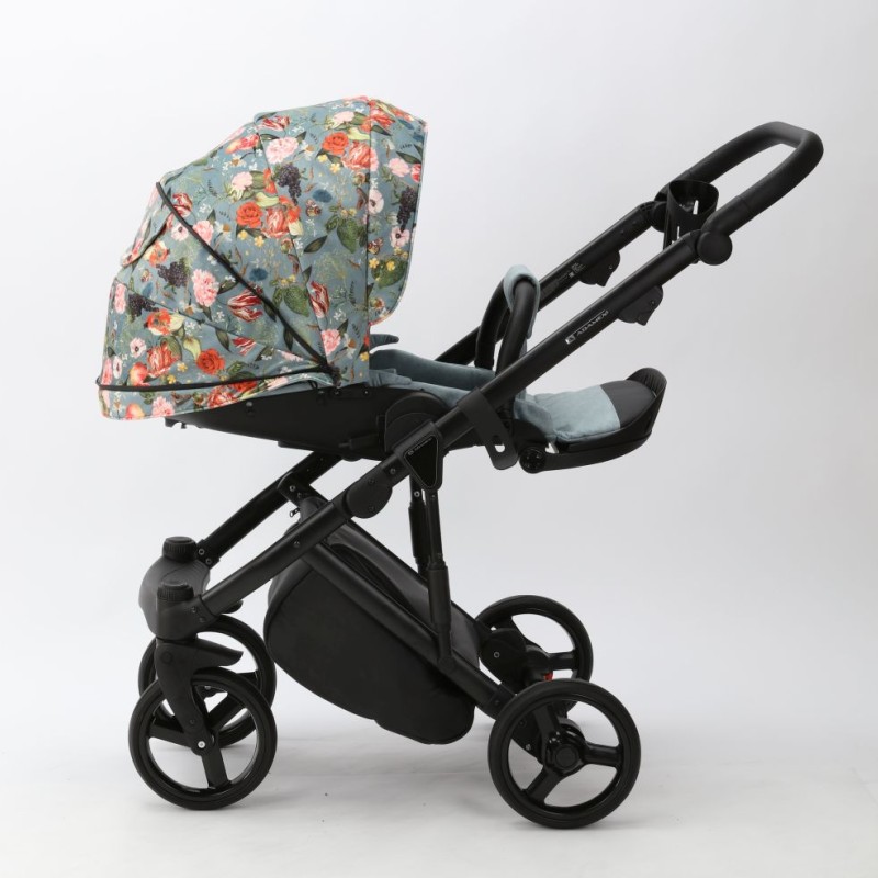 Carucior 3 in 1 Lumi Air Adamex Blue Flowers FL4