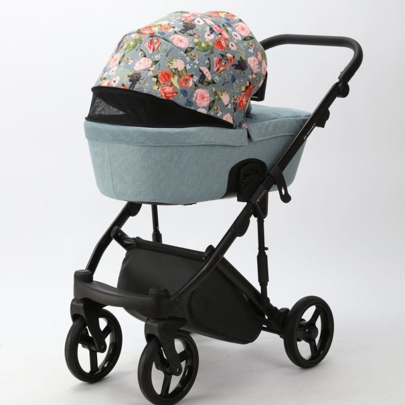 Carucior 3 in 1 Lumi Air Adamex Blue Flowers FL4