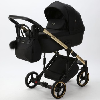 Carucior 3 in 1 Lumi Air Adamex Deluxe Black Gold PS569