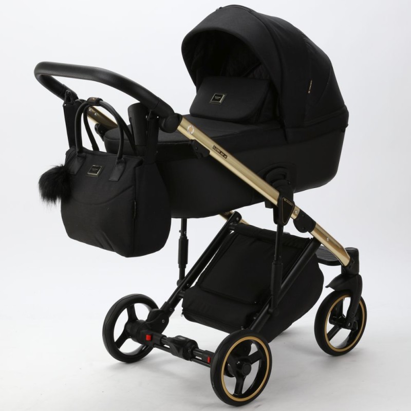 Carucior 3 in 1 Lumi Air Adamex Deluxe Black Gold PS569