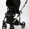 Carucior 3 in 1 Lumi Air Adamex Deluxe Black Gold PS569