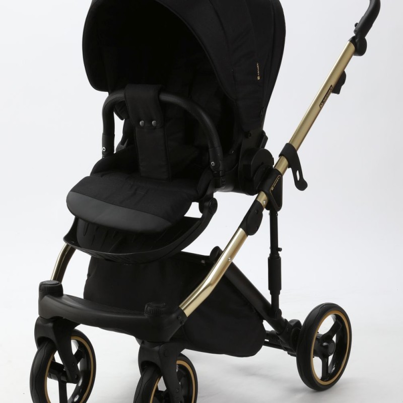 Carucior 3 in 1 Lumi Air Adamex Deluxe Black Gold PS569
