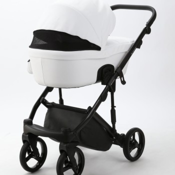 Carucior 3 in 1 Lumi Air Adamex Deluxe White Leather SA1