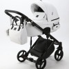 Carucior 3 in 1 Lumi Air Adamex Deluxe White Leather SA1
