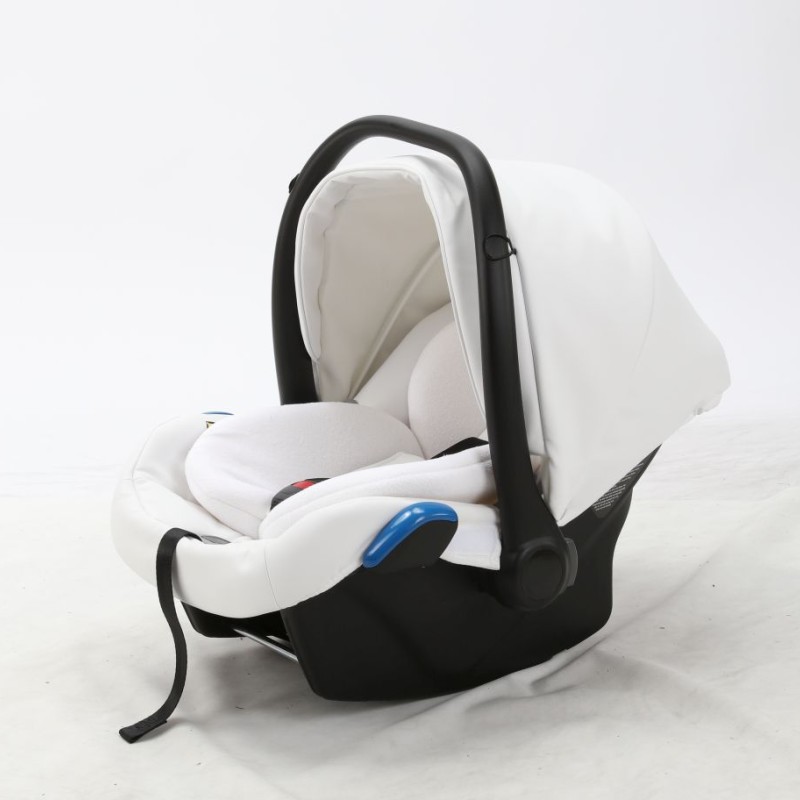 Carucior 3 in 1 Lumi Air Adamex Deluxe White Leather SA1