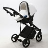 Carucior 3 in 1 Lumi Air Adamex Deluxe White Leather SA1