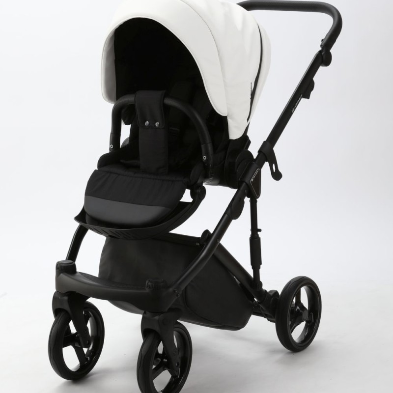 Carucior 3 in 1 Lumi Air Adamex Deluxe White Leather SA1