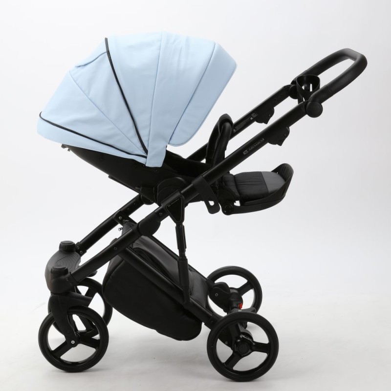 Carucior 3 in 1 Lumi Air Adamex Deluxe Blue Leather SA17