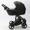 Carucior 3 in 1 Lumi Air Adamex Deluxe Black Leather SA2