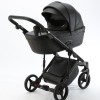 Carucior 3 in 1 Lumi Air Adamex Deluxe Black Leather SA2