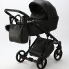 Carucior 3 in 1 Lumi Air Adamex Deluxe Black Leather SA2