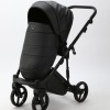 Carucior 3 in 1 Lumi Air Adamex Deluxe Black Leather SA2